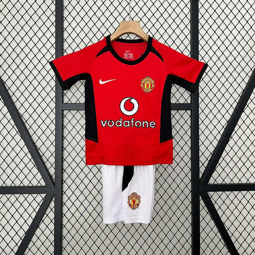2002/2004 Retro Manchester United Home Kids Size