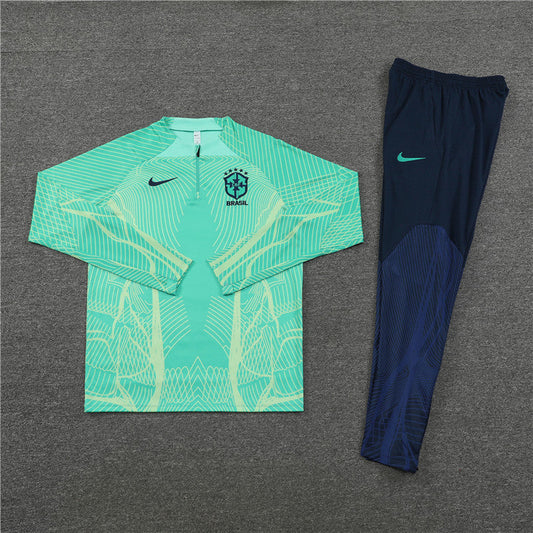 BRAZIL TRACKSUIT 2023 - GREEN/NAVY