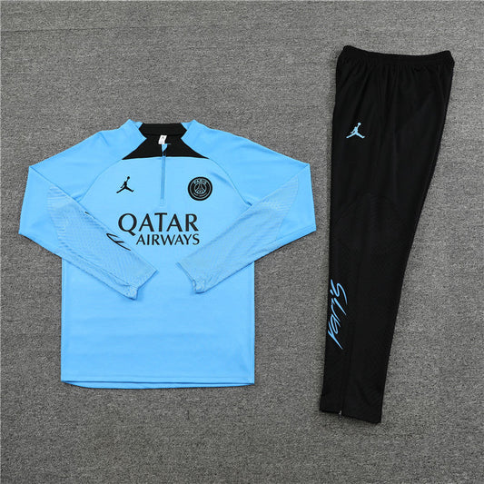 PARIS TRACKSUIT 22/23 - BABY BLUE/BLACK